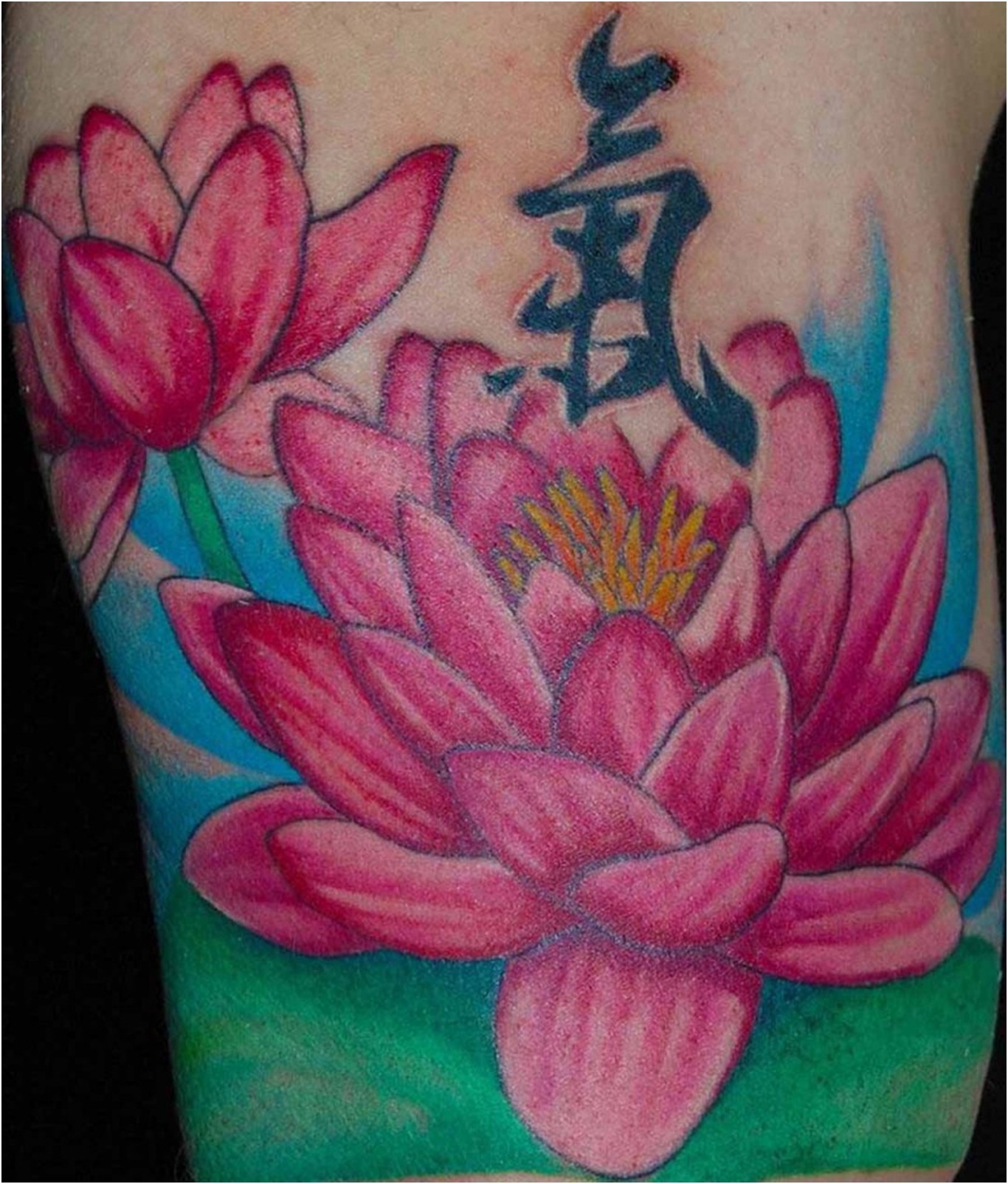 1. Japanese Lotus Flower Tattoos.